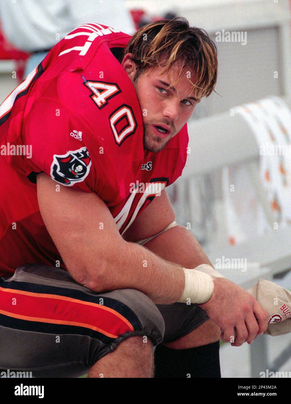 NFL FILE: Mike Alstott of the Tampa Bay Buccaneers. (Sportswire via AP  Images Stock Photo - Alamy