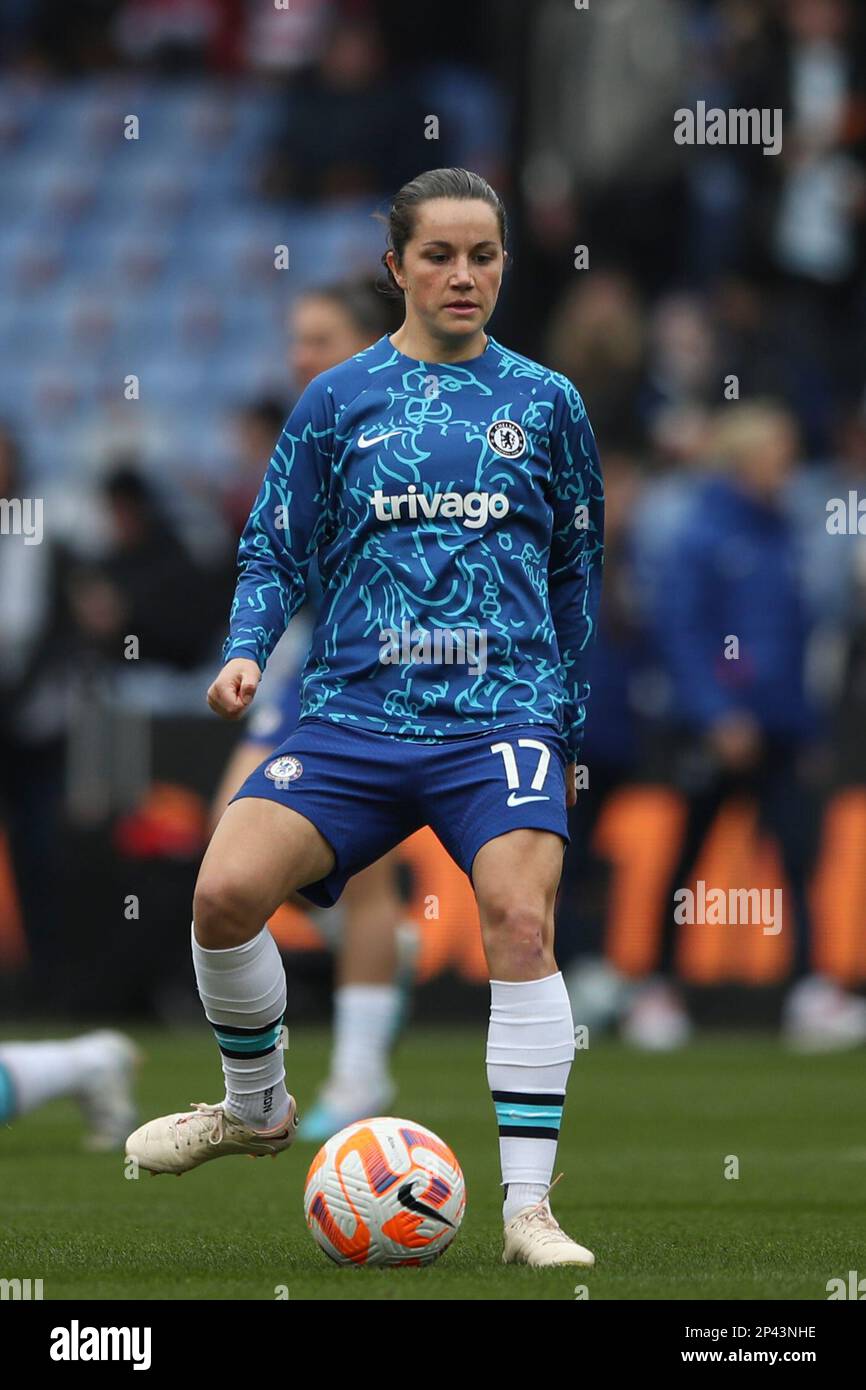 London on Sunday 5th March 2023. Jessie Flemming of Chelsea Women warms up during the FA Women's League Cup Final between Arsenal and Chelsea at Selhurst Park, London on Sunday 5th March 2023. (Photo: Tom West | MI News) Credit: MI News & Sport /Alamy Live News Stock Photo