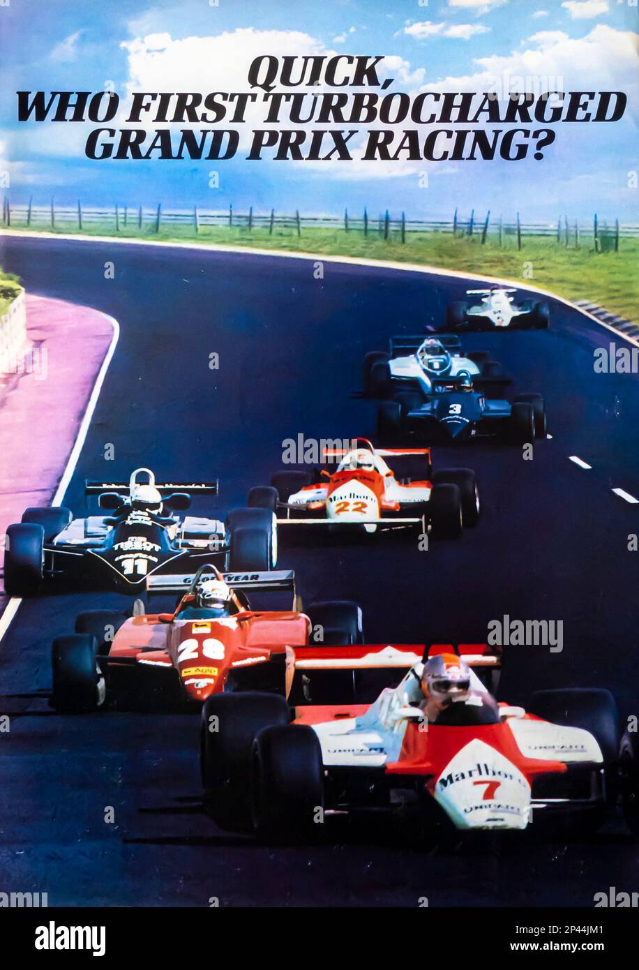 Renault advert in a Natgeo magazine October 1982. Who first