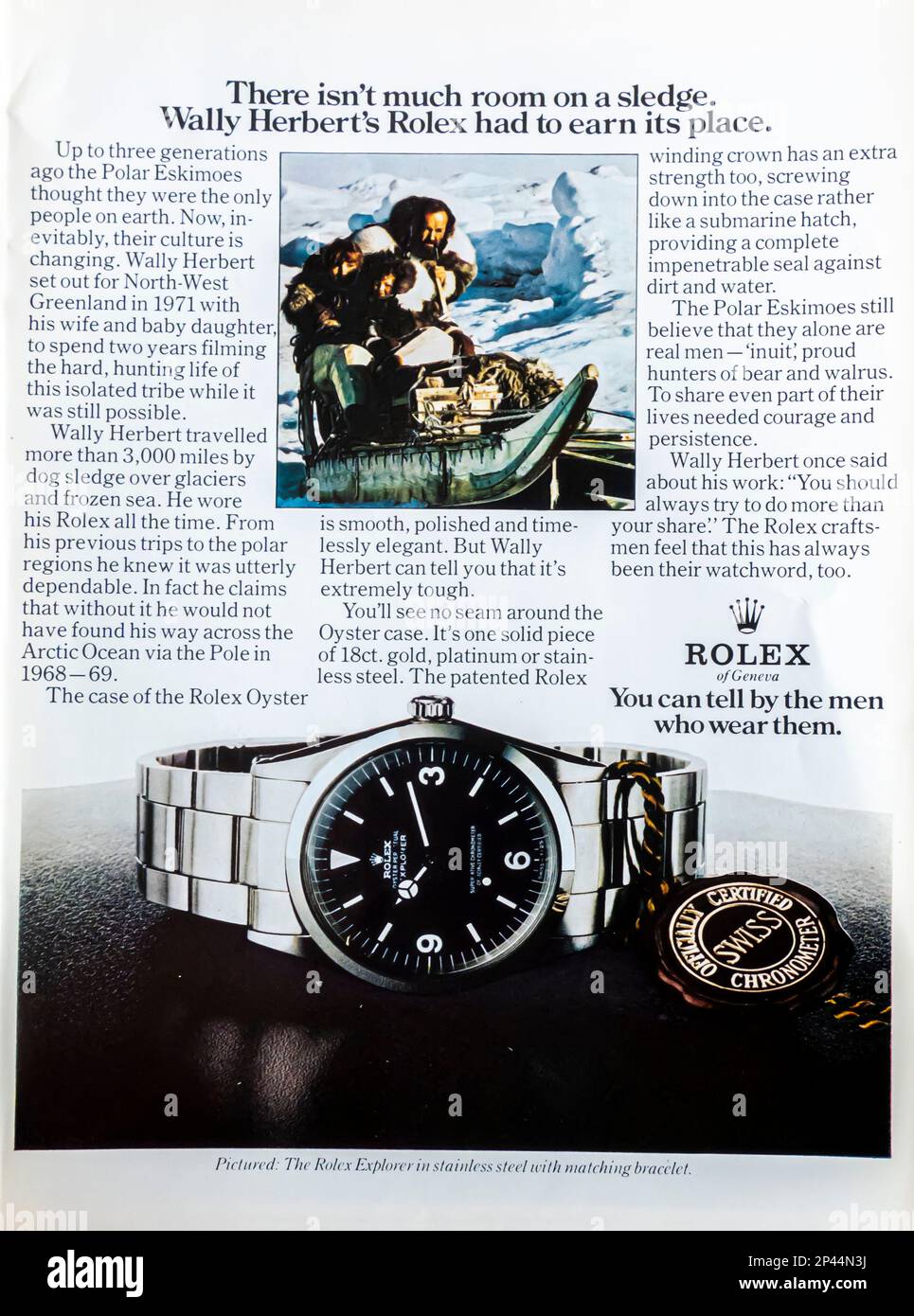 Rolex and national clearance geographic