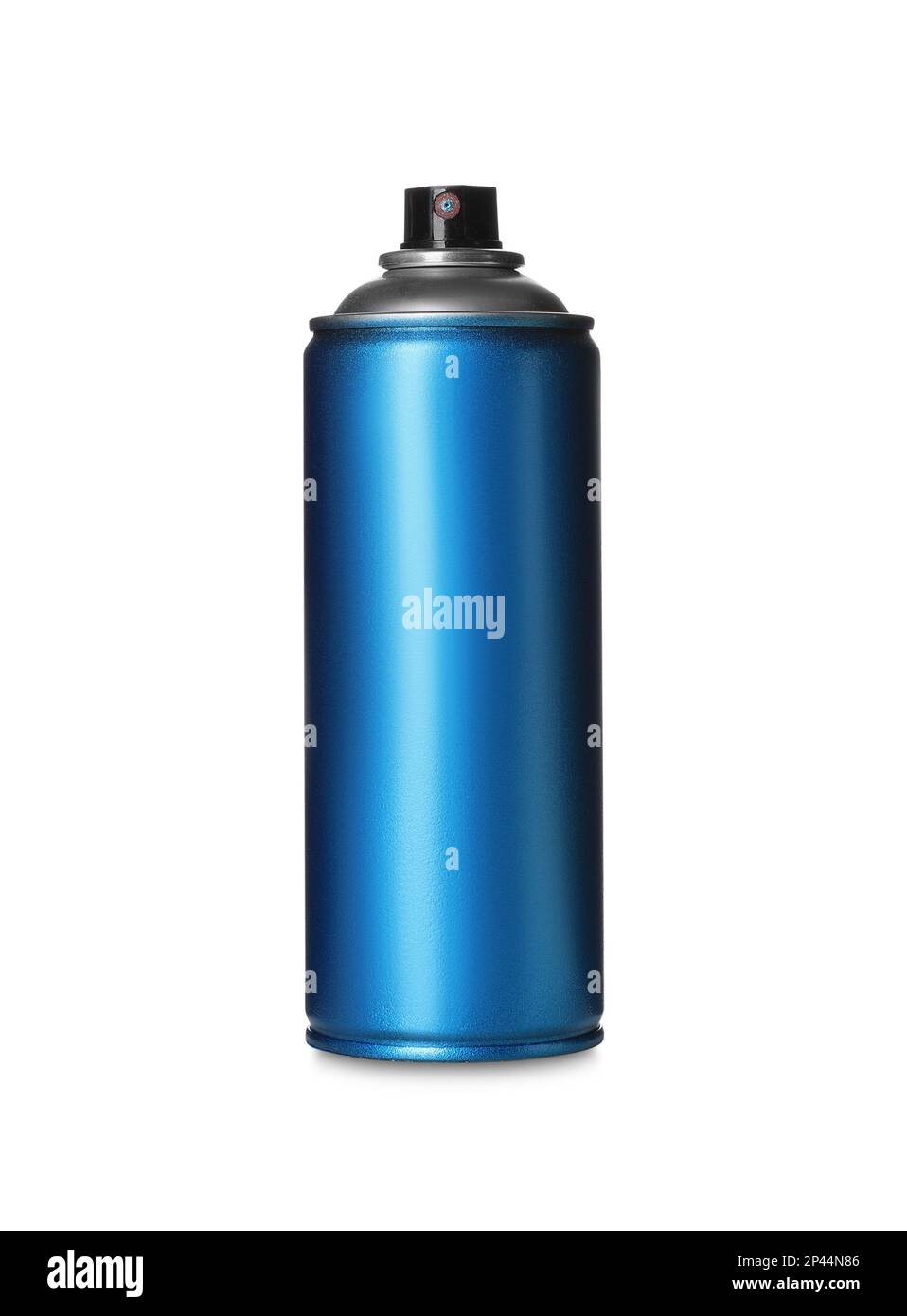 Can of light blue spray paint isolated on white. Graffiti supply Stock ...