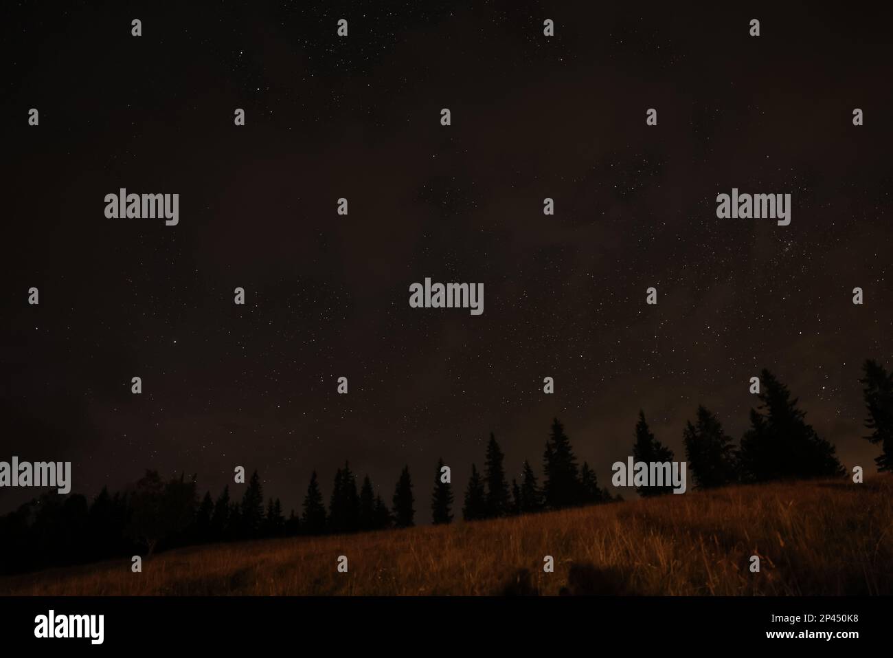 Black night sky plenty stars hi-res stock photography and images - Alamy