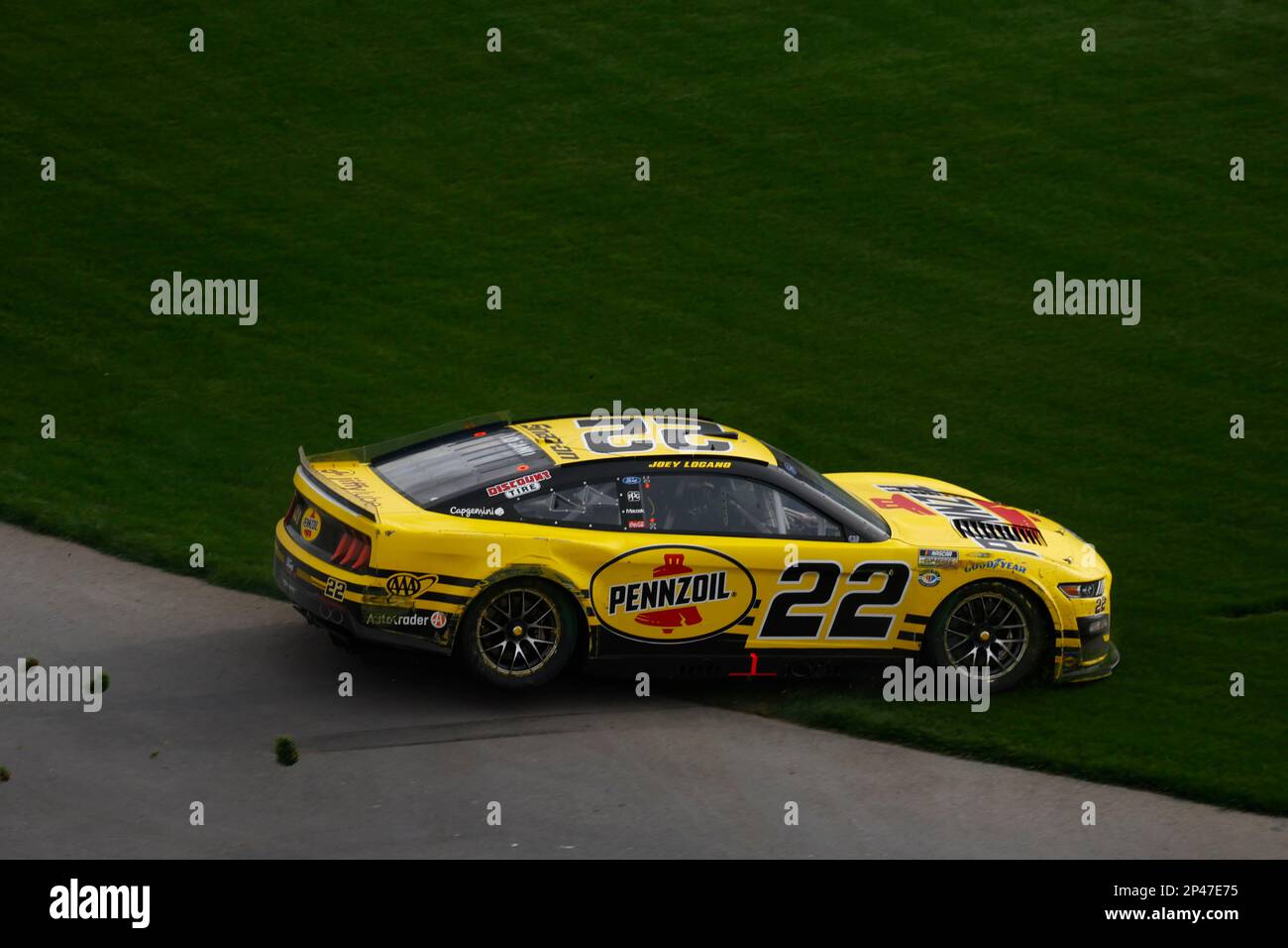 LAS VEGAS, NV - MARCH 05: Joey Logano (#22 Team Penske Pennzoil Ford ...