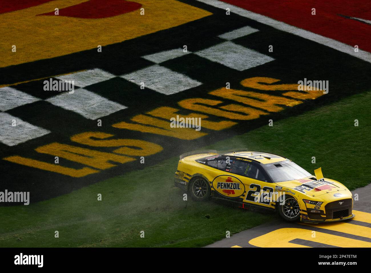 LAS VEGAS, NV - MARCH 05: Joey Logano (#22 Team Penske Pennzoil Ford ...