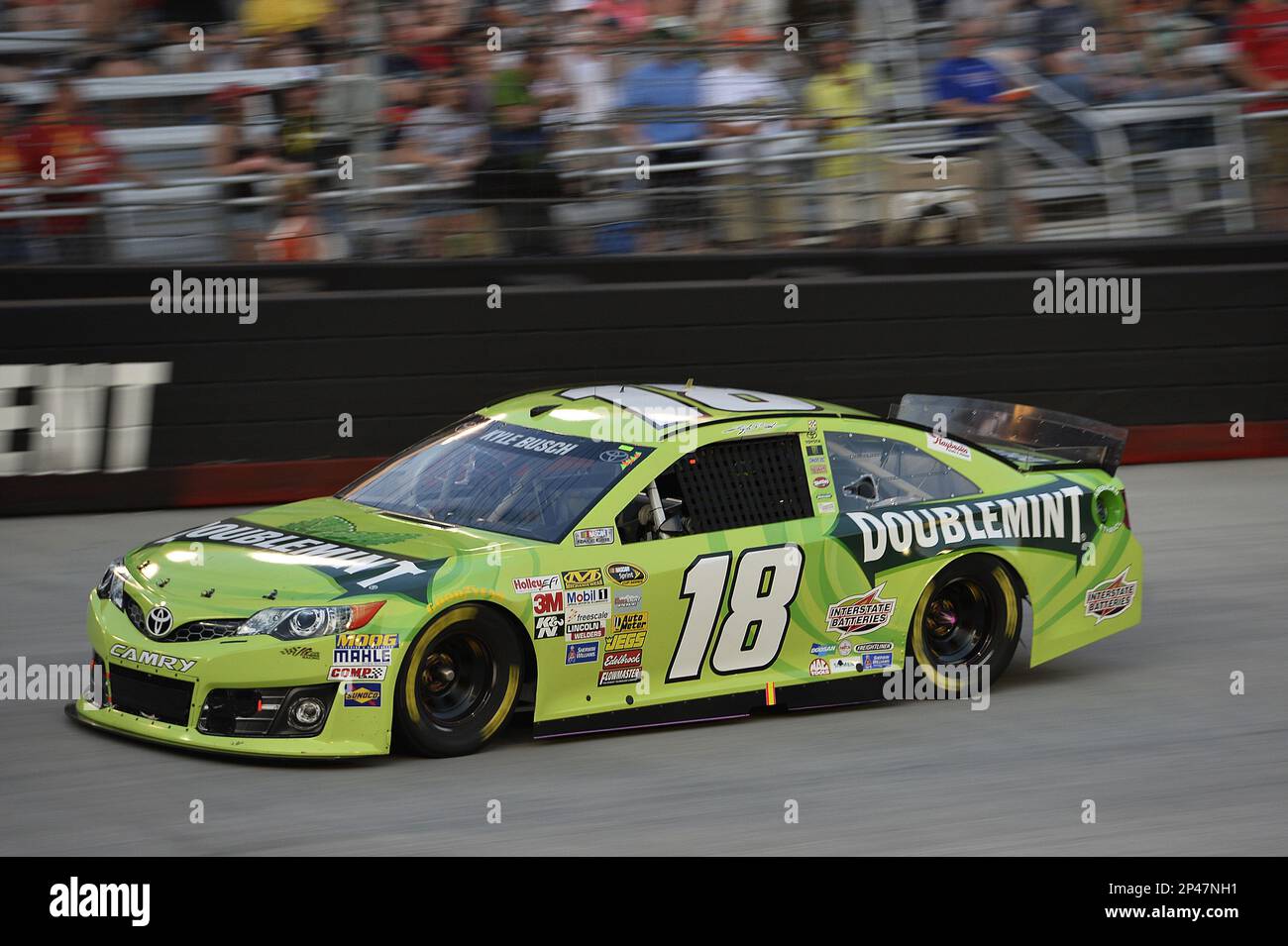 Kyle Busch, Doublemint Toyota Camry #18 during the NASCAR