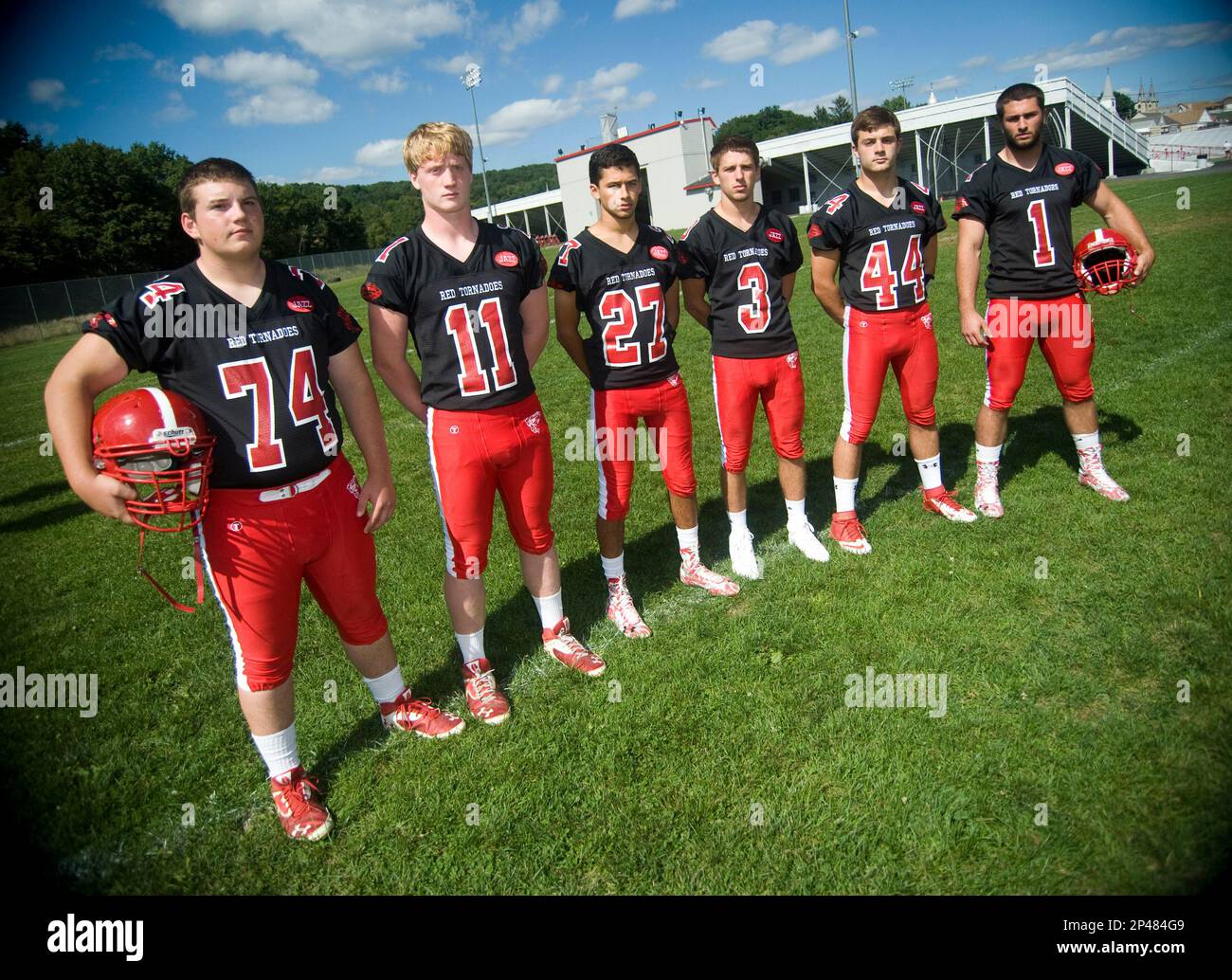 In an undated photo made in Mount Carmel, Pa., Mount Carmel Area High