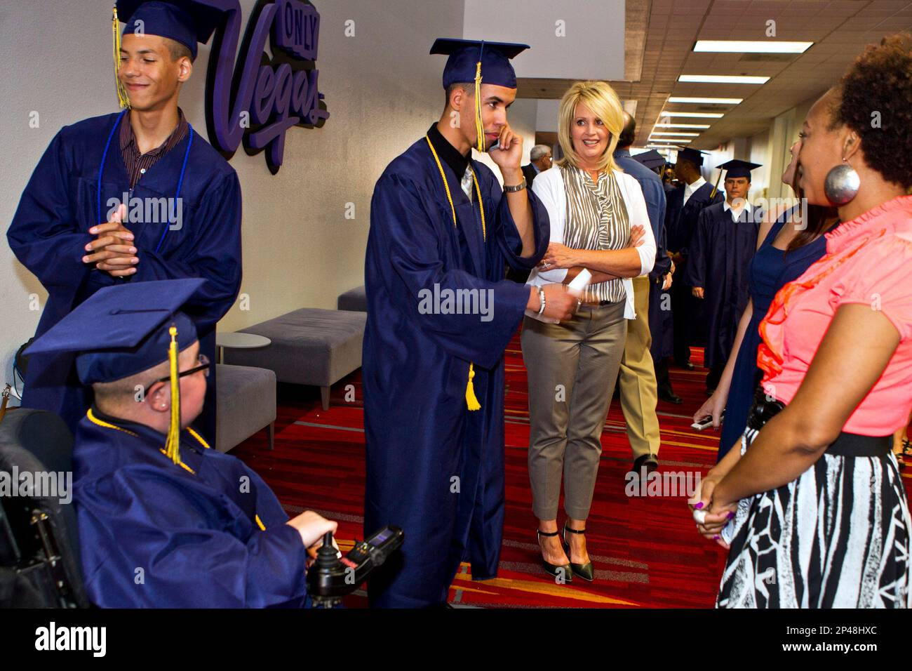 In this June 3, 2014 photo, friends Colton Shrum and Darius Martin with ...