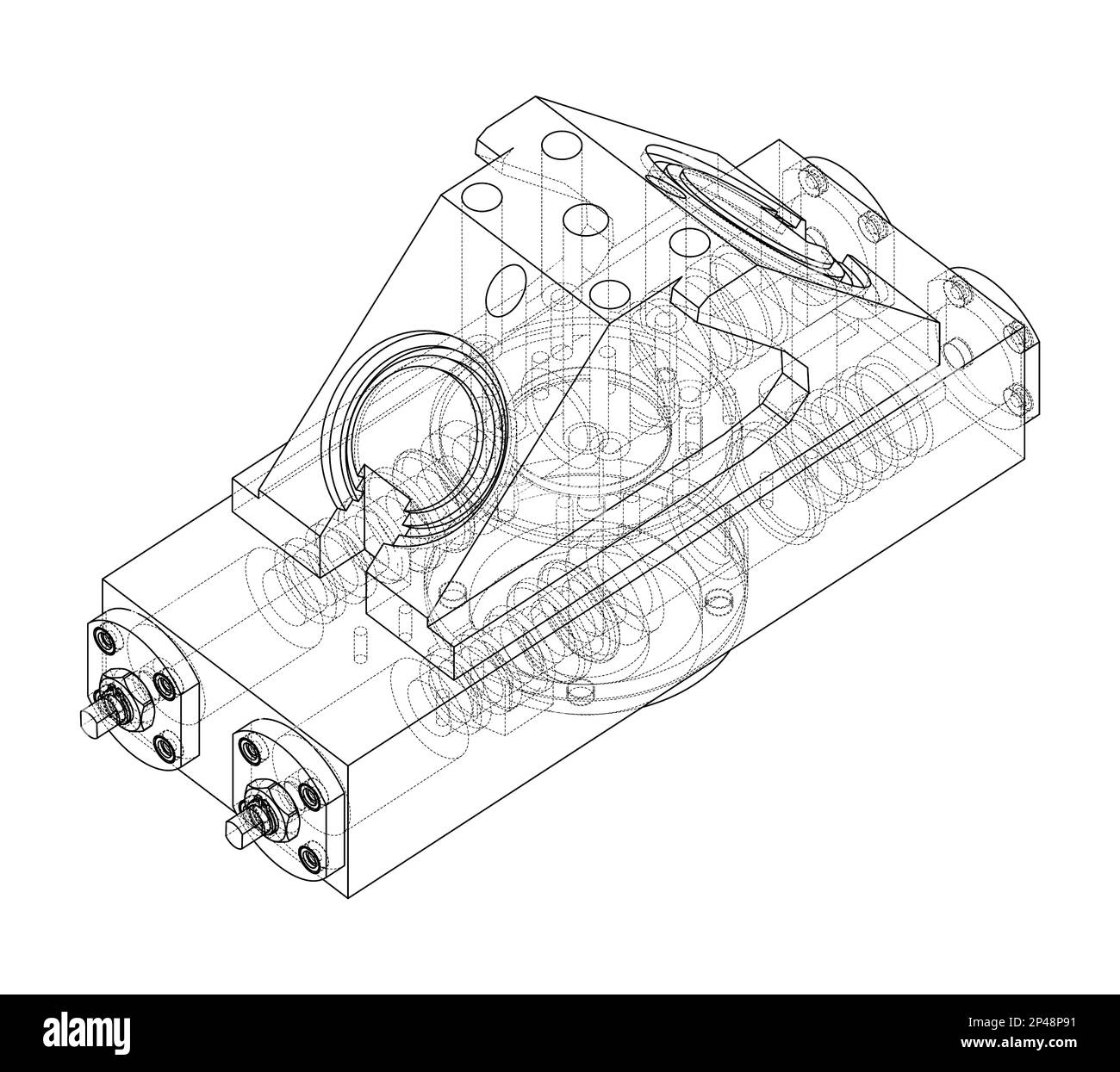 Abstract industry object concept Stock Photo - Alamy