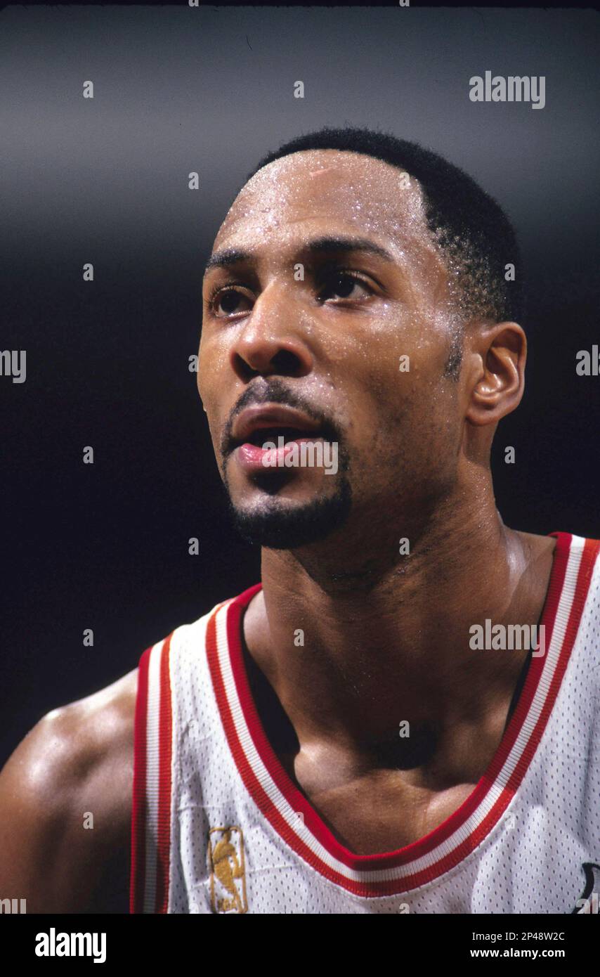 Miami Heat center Alonzo Mourning sets for a free throw in 1993. (AP