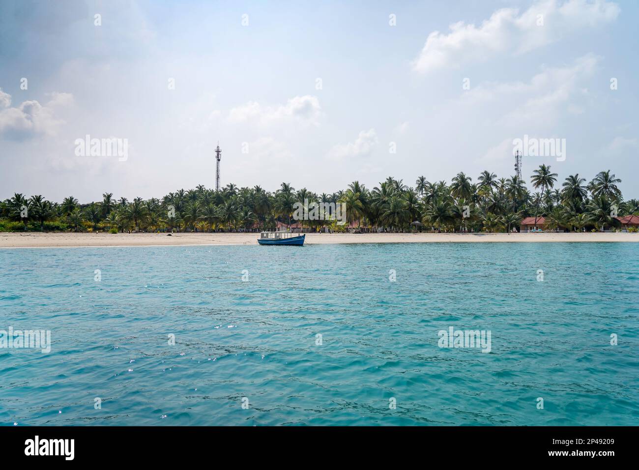 Lakshadweep most beautiful happening places in India. Stock Photo