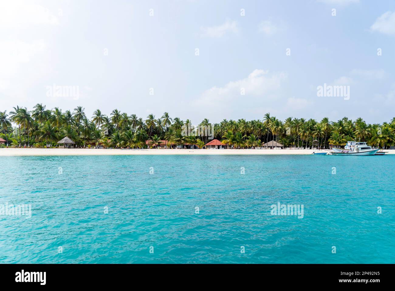 Lakshadweep most beautiful happening places in India. Stock Photo