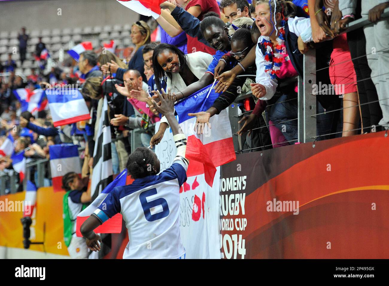 Supporters France - 13.08.2014 - France / Canada - 1/2Finale Coupe du Monde  2014 -.Photo : Aurelien Meunier / Icon Sport (Cal Sport Media via AP Images  Stock Photo - Alamy