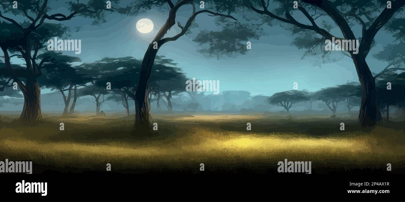 Acacia in the picture Stock Vector Images - Alamy
