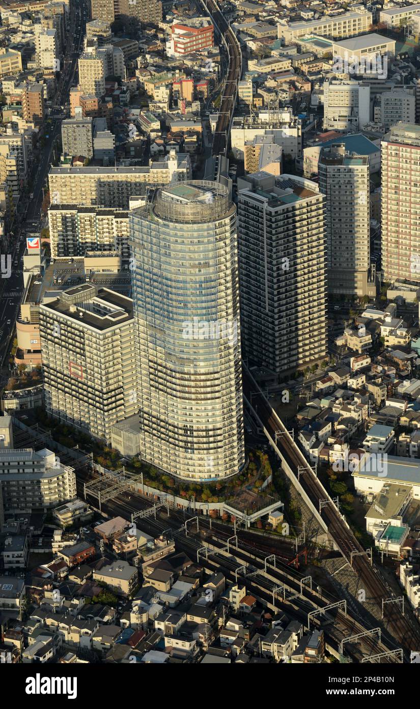 Aerial view of Hikifune, Tokyo, Japan. Stock Photo