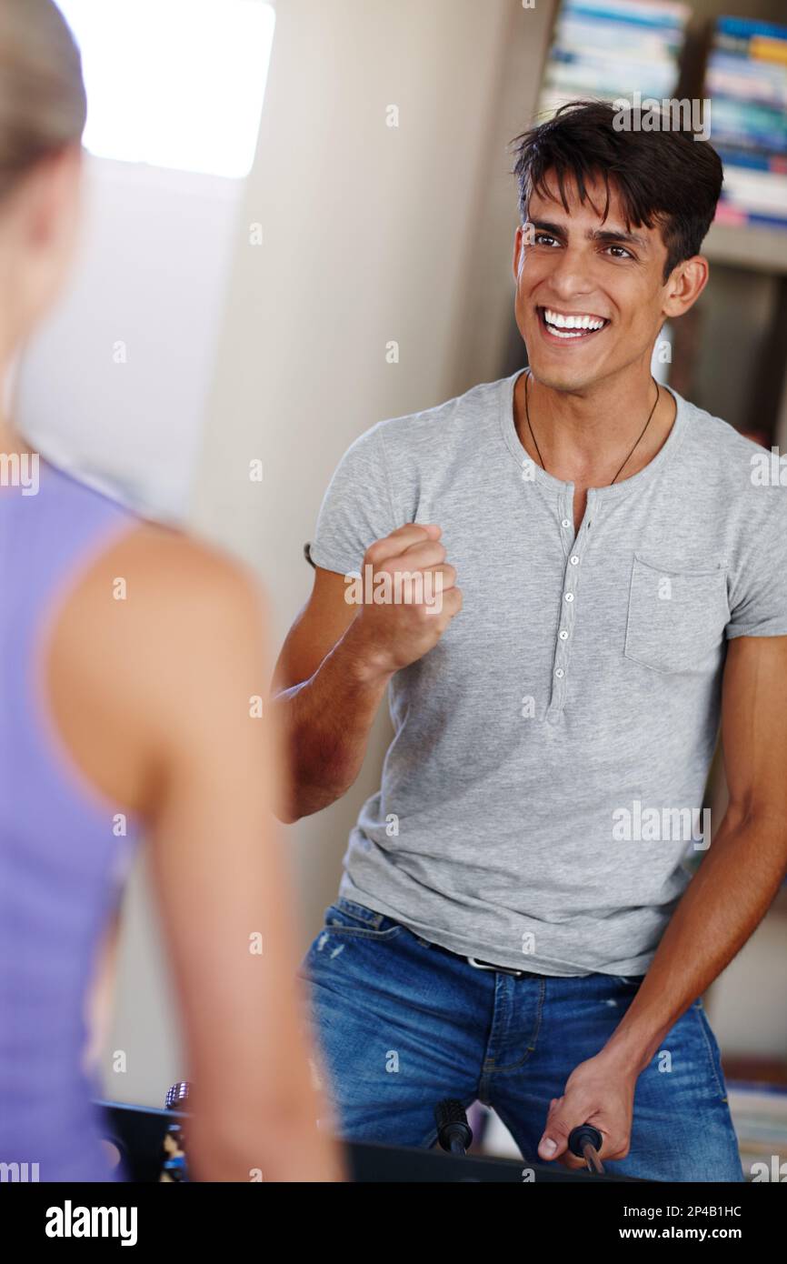 Woman fist pump hi-res stock photography and images - Alamy