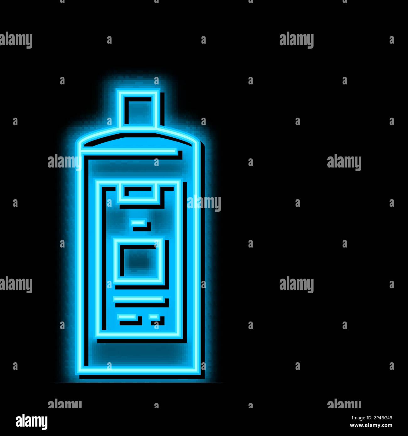 color safe detergent neon glow icon illustration Stock Vector Image ...