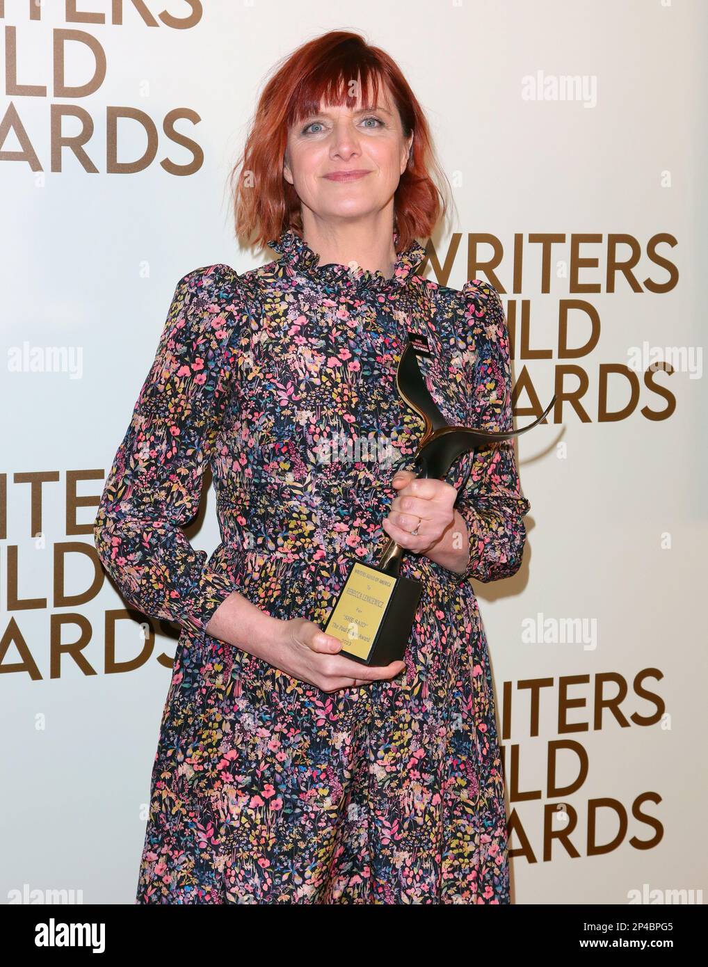 Rebecca Lenkiewicz arrives at The 2023 Writers Guild Awards Press Room