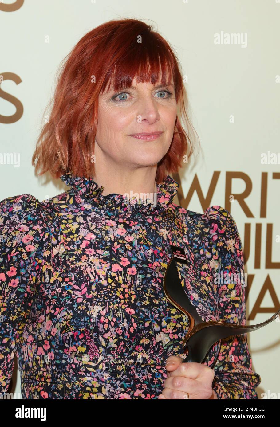 Rebecca Lenkiewicz arrives at The 2023 Writers Guild Awards Press Room
