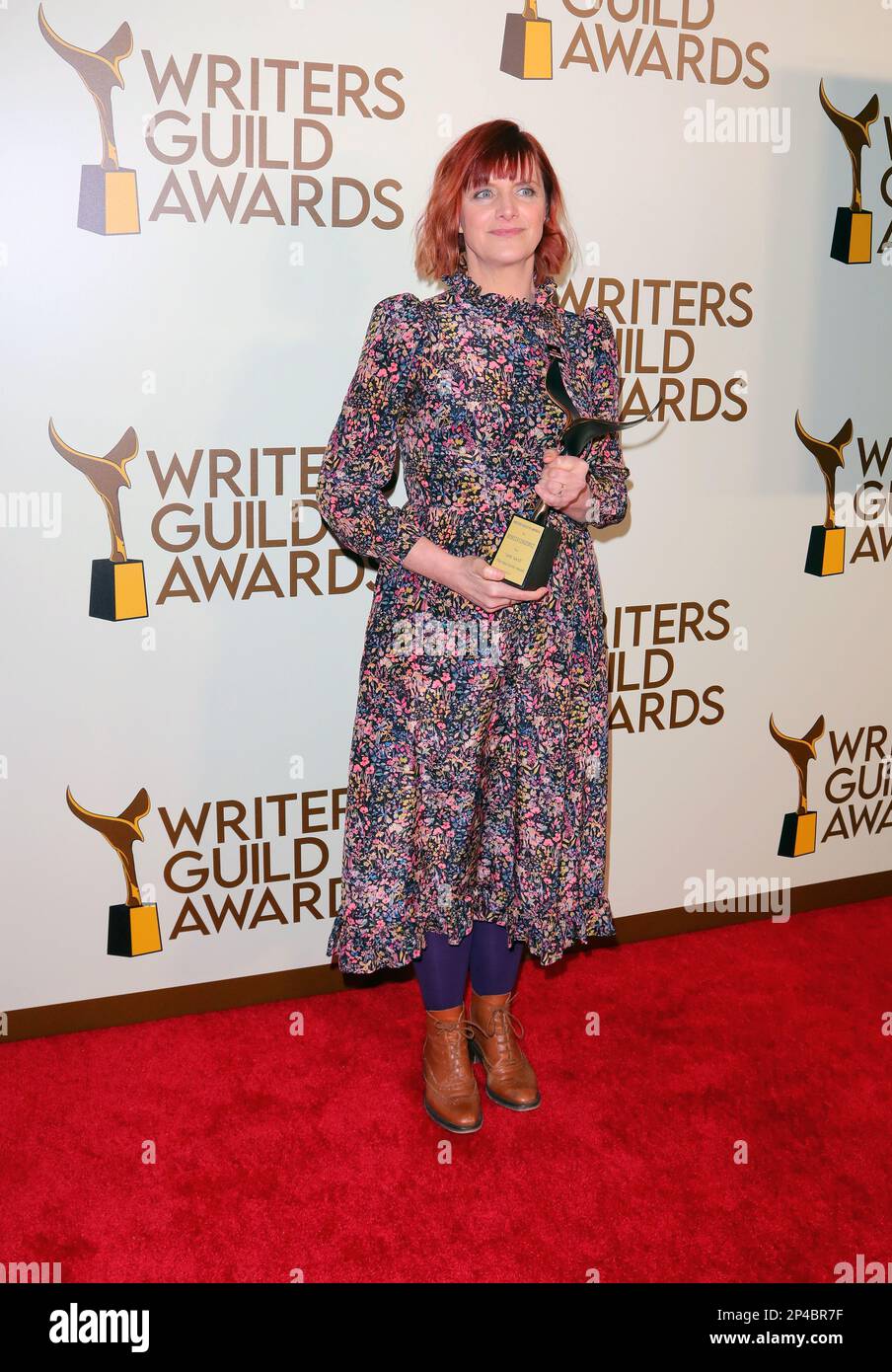 Rebecca Lenkiewicz arrives at The 2023 Writers Guild Awards Press Room
