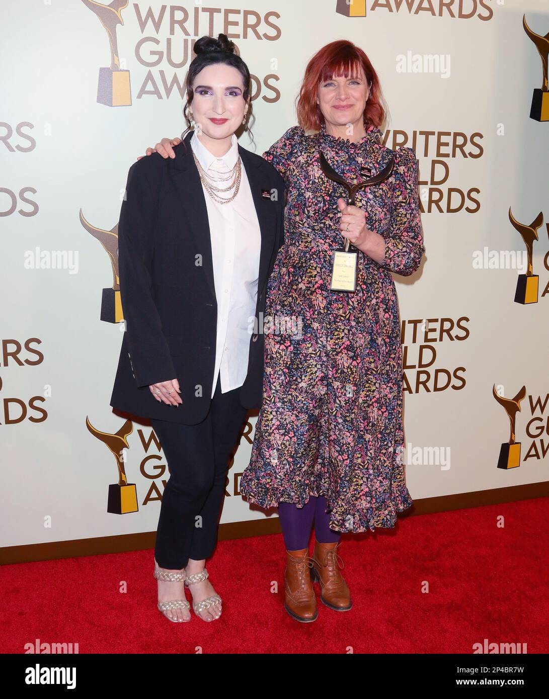 Rebecca Lenkiewicz arrives at The 2023 Writers Guild Awards Press Room