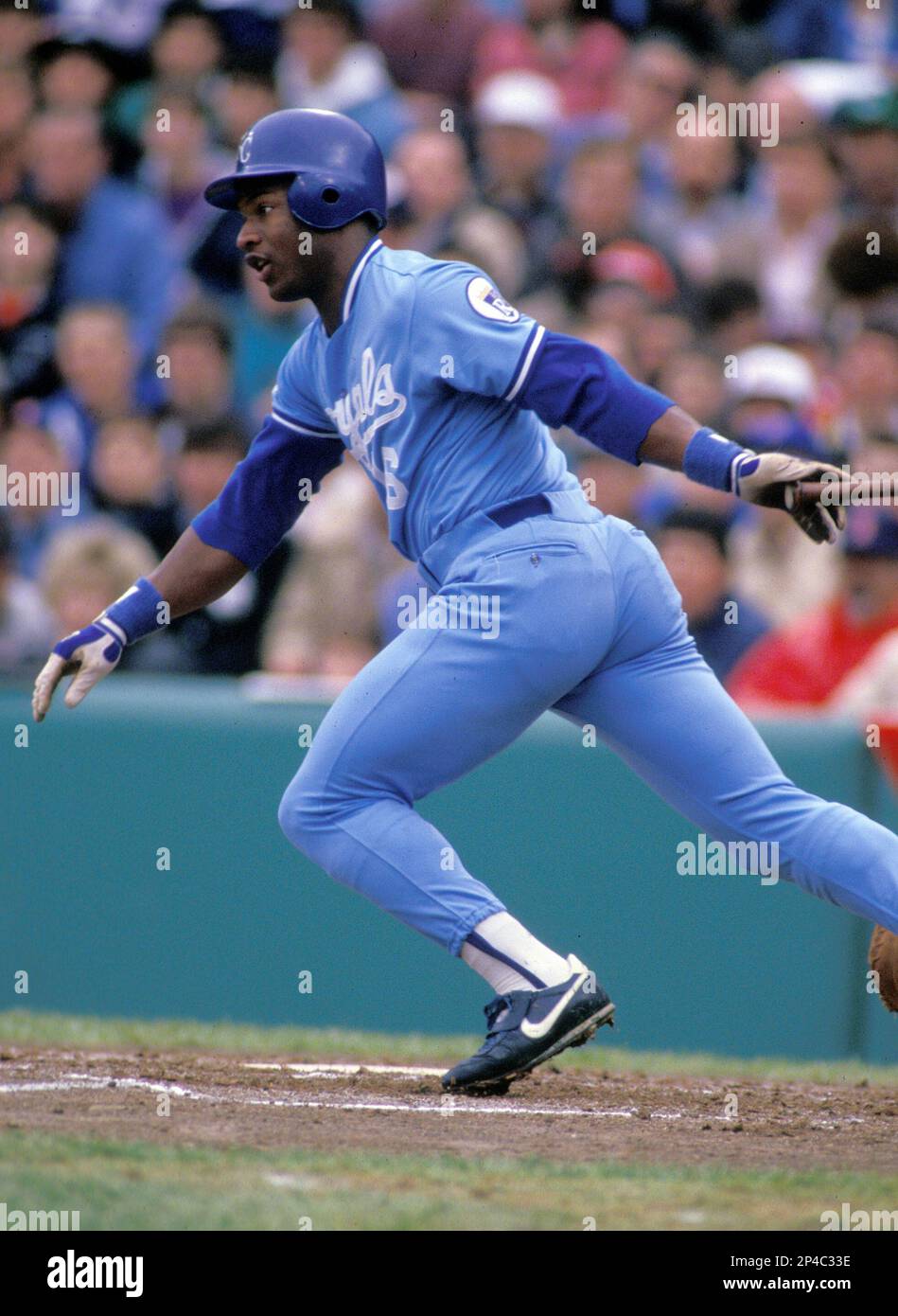 Bo Jackson competing for the Kansas City Royals in 1989 Stock Photo - Alamy