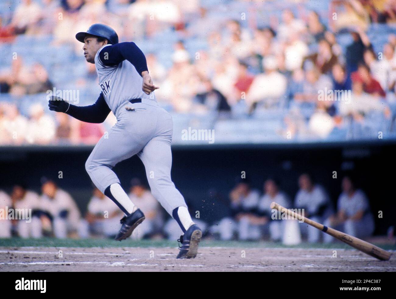 New York Yankees Sandy Alomar (11) in action during a game from his
