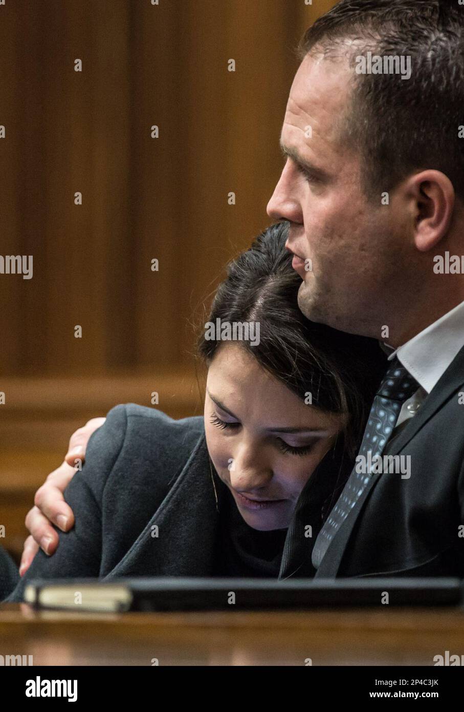Aimee Pistorius, sister of Oscar Pistorius attends her brothers ongoing ...