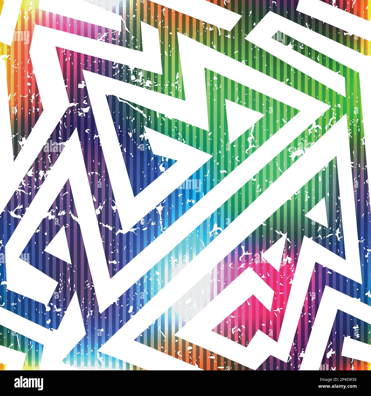 bright geometric seamless pattern Stock Vector