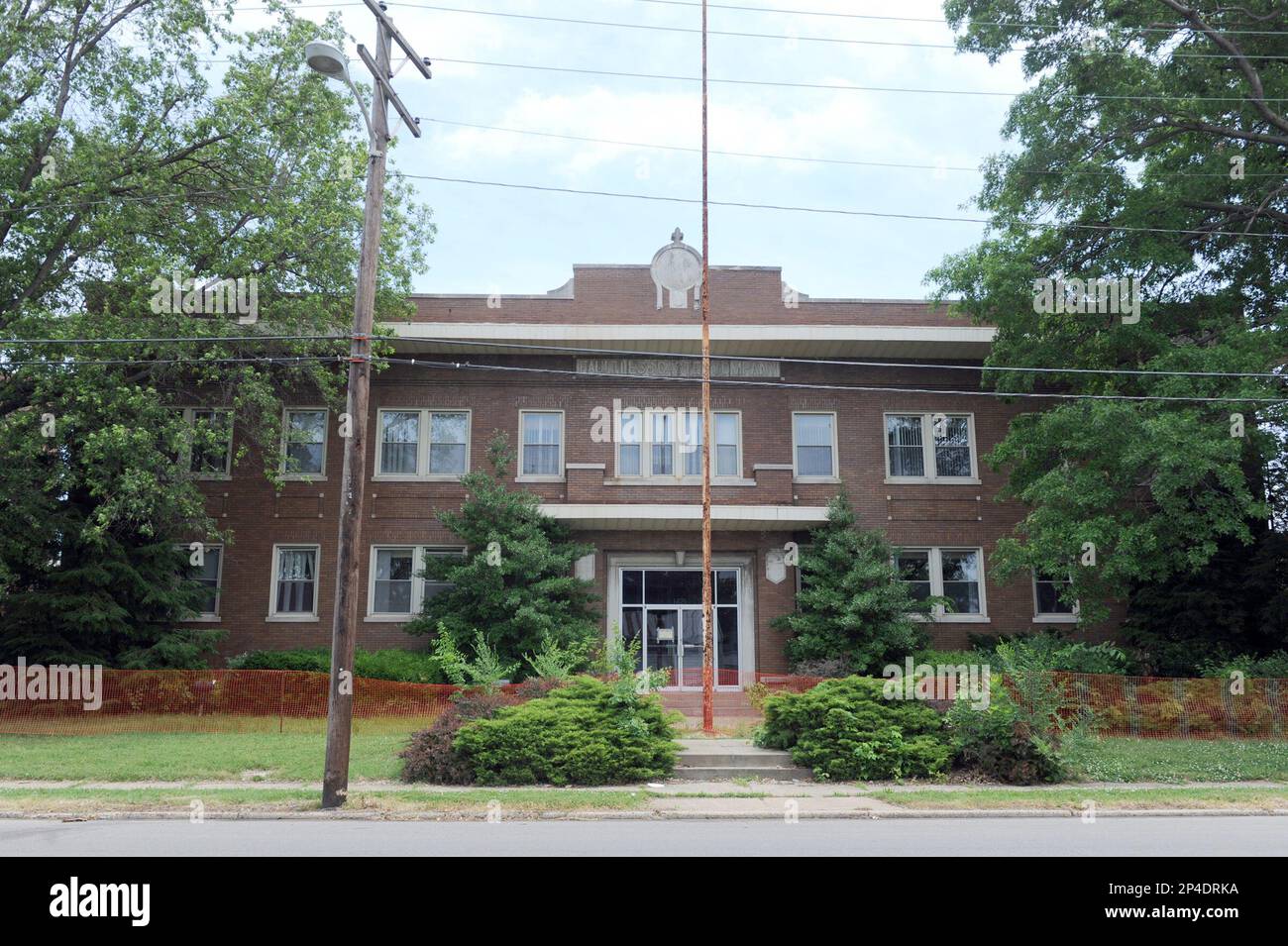 This June 4, 2014 photo shows the old Faultless Caster Company building