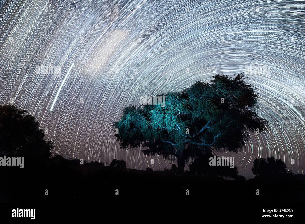 Moving milky way star trails hi-res stock photography and images - Alamy
