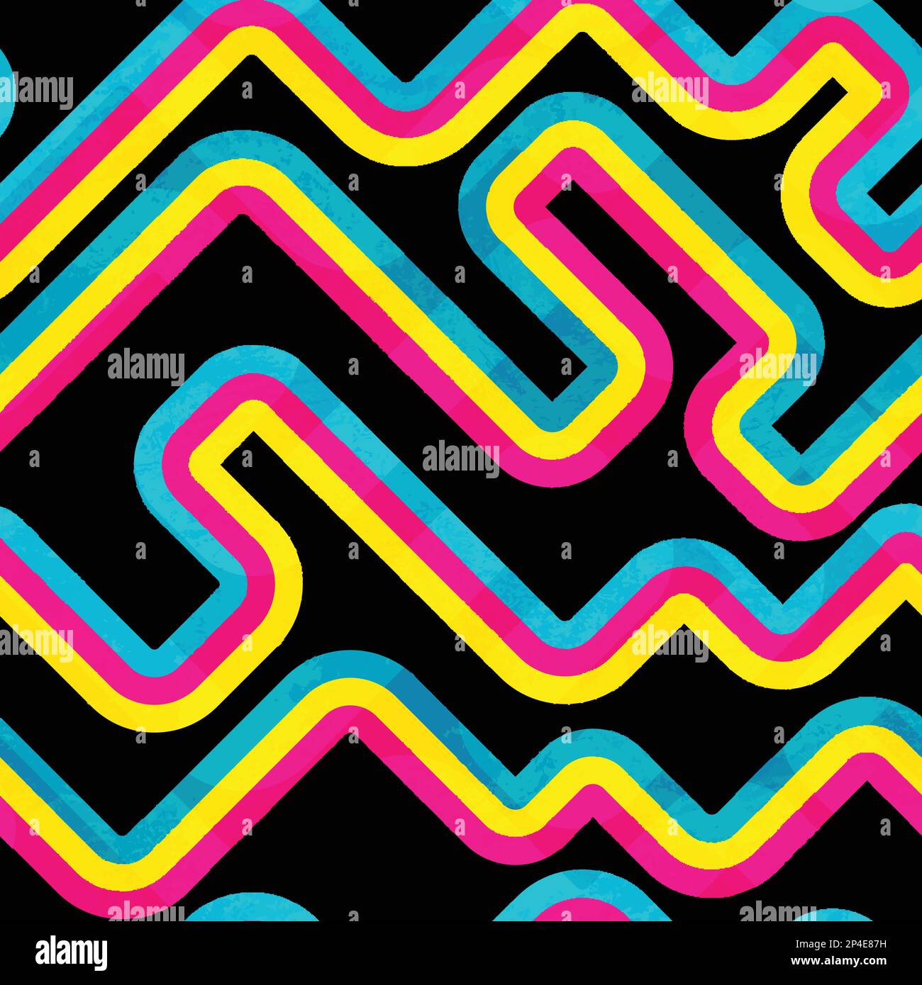 Rainbow curve. Seamless pattern Stock Vector Image & Art - Alamy