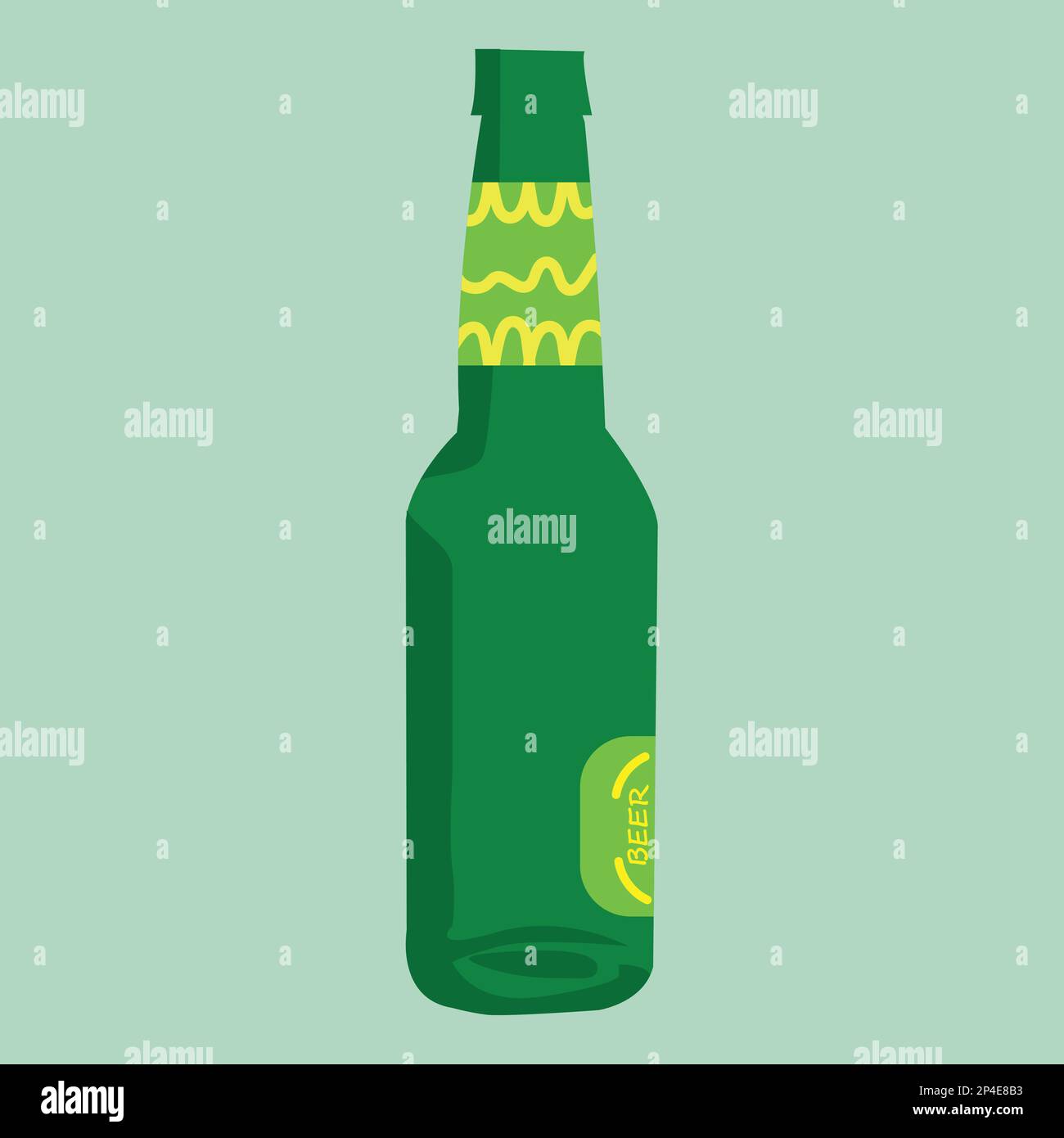 beverage bottle and fill icon vector illustration design Stock Vector