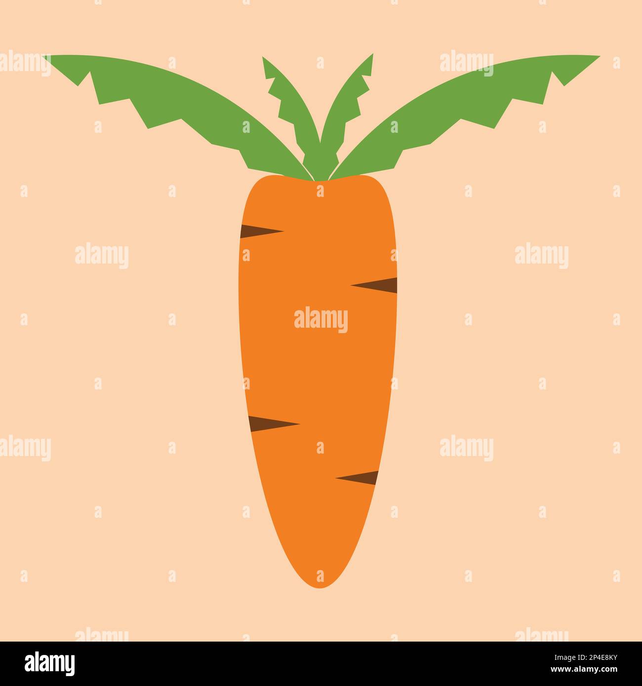 Carrot icon and fill icon vector illustration design Stock Vector