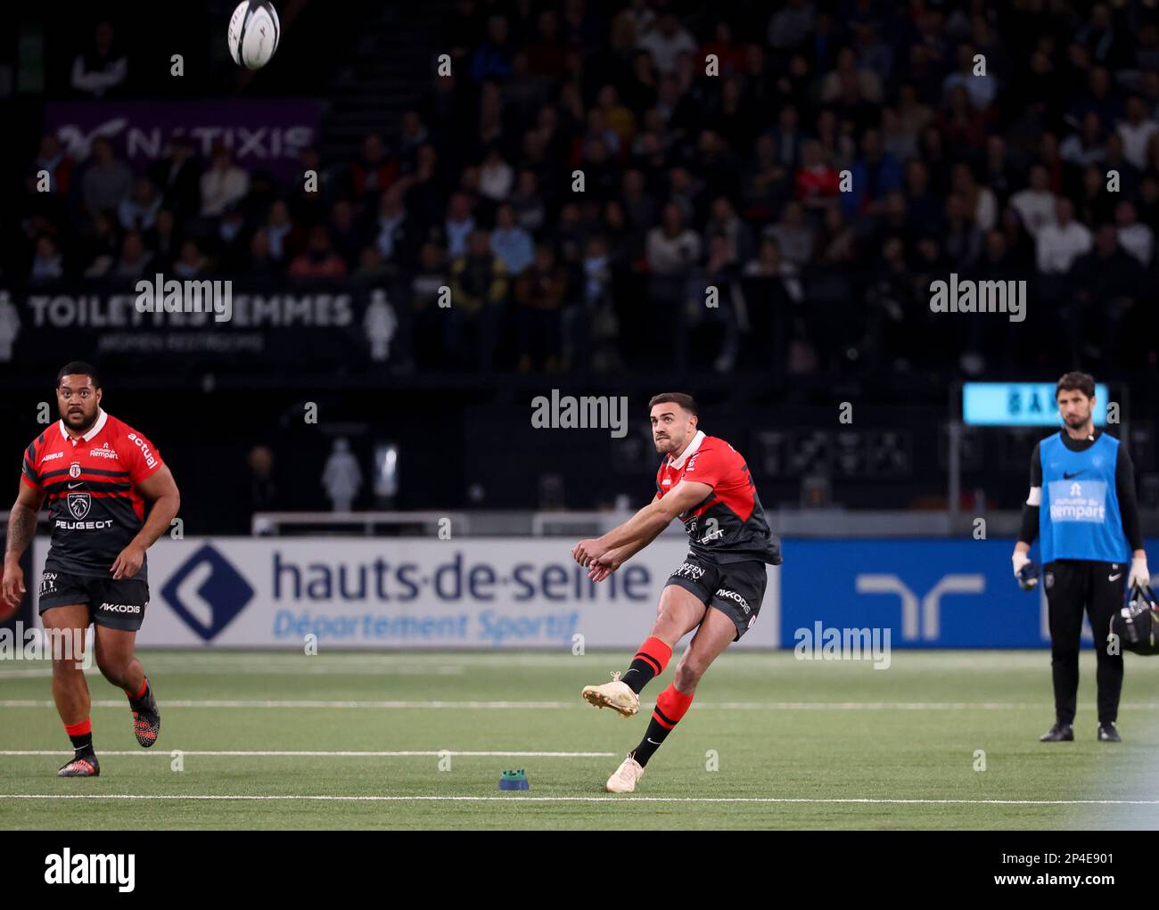 Melvyn of Stade Toulousain during the French championship Top