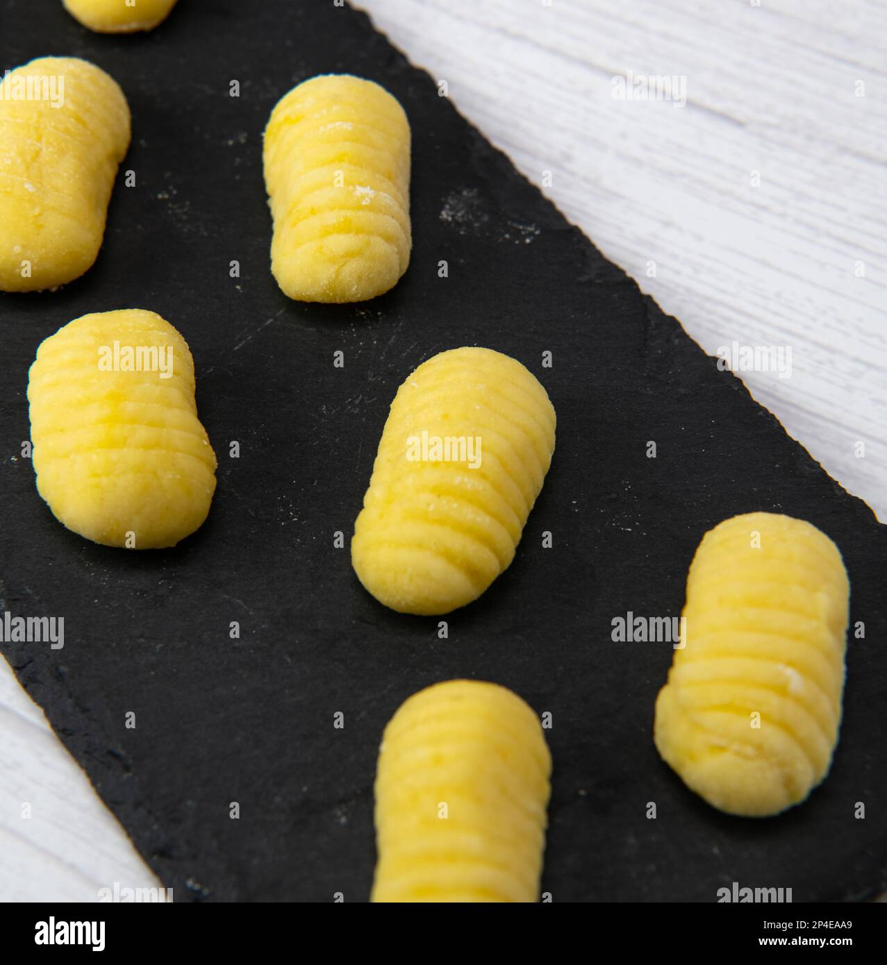 Pile of yellow eggs gnocchi Gnocci potato peru italian food, Homemade