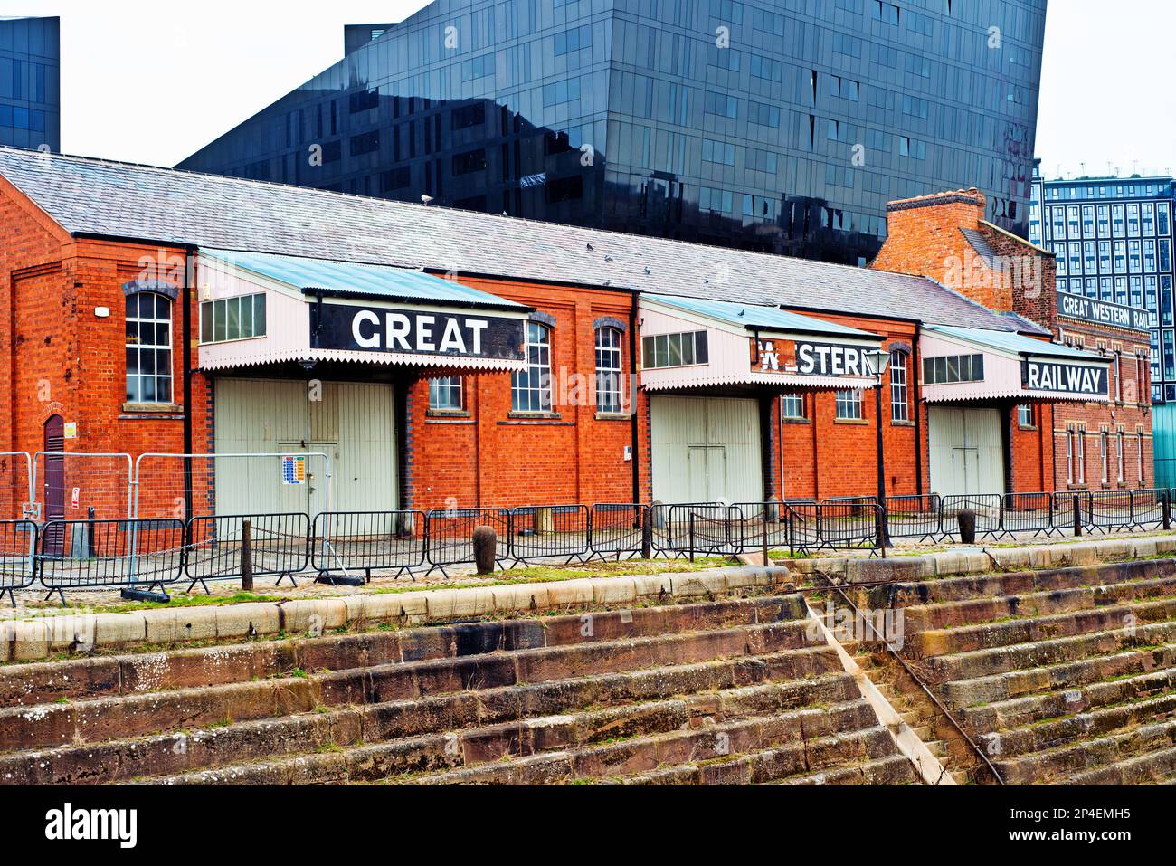 Great Western Railway Warehouse, Albert Docks, Liverpool, England Stock Photo