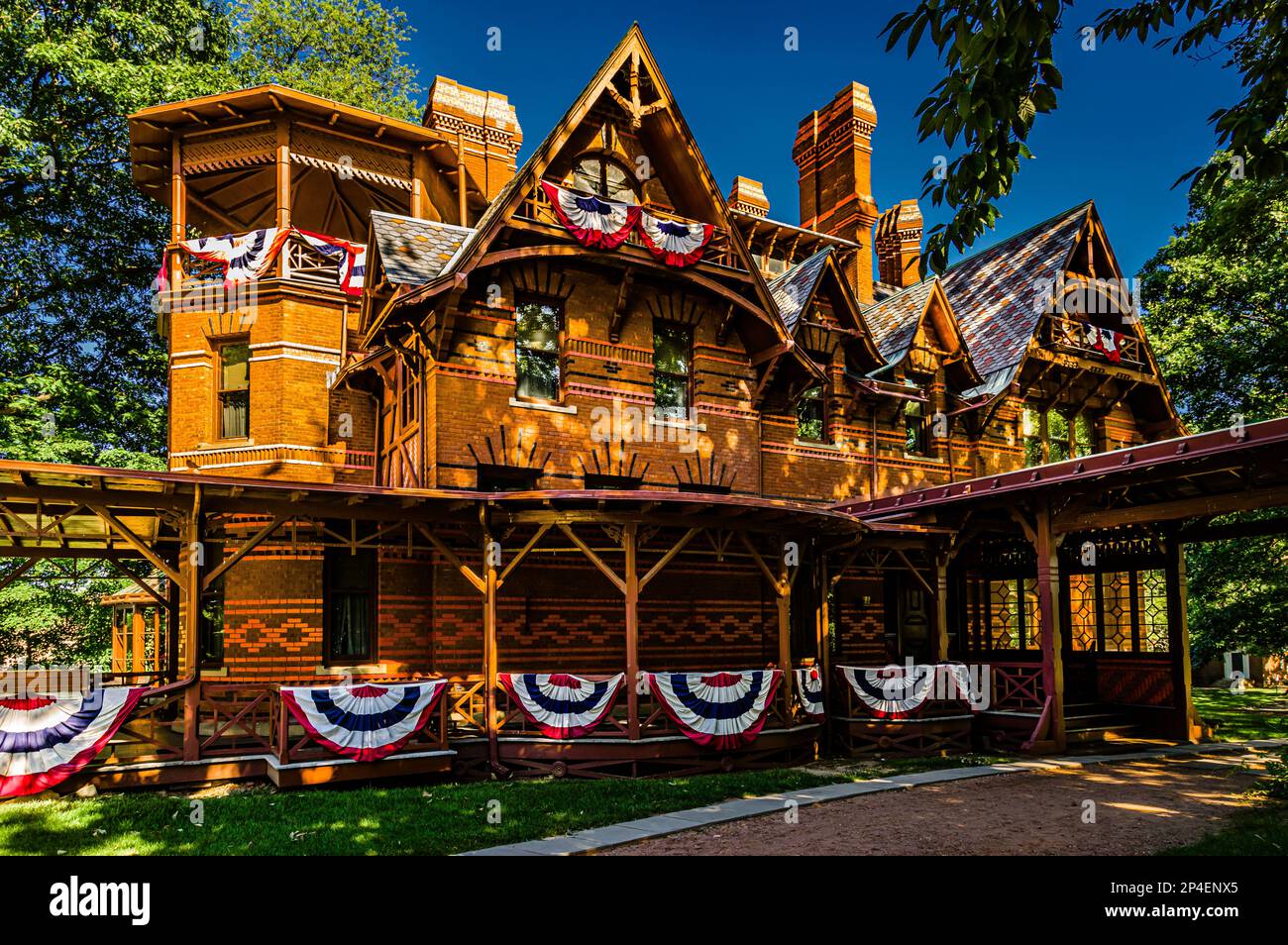 Mark Twain House Hartford, Connecticut, USA Stock Photo Alamy