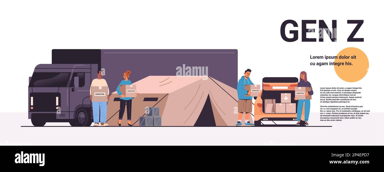 people holding donation help boxes with medical supplies near electric