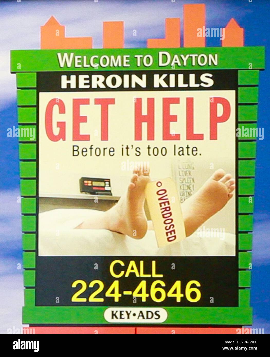 A graphic new billboard campaign in Montgomery County is on display, on