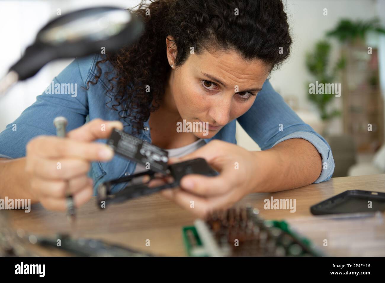 Assembling a computer components hi-res stock photography and images ...