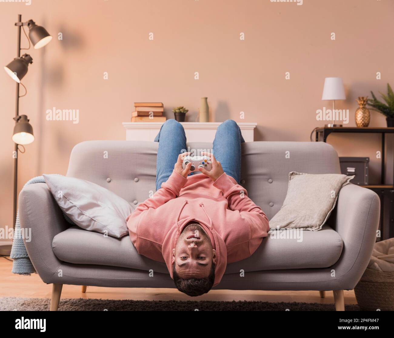 Upside down child hi-res stock photography and images - Alamy