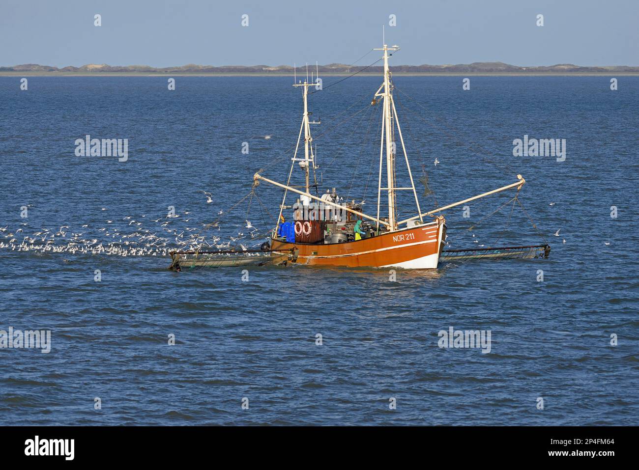 Shrimp trawler at norderney hi-res stock photography and images - Alamy