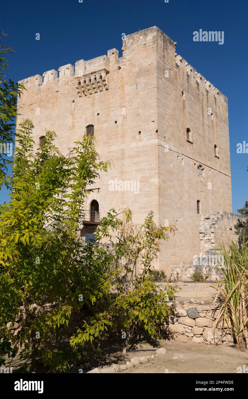 Cyprus, Kolossi Castle near Limassol Stock Photo - Alamy