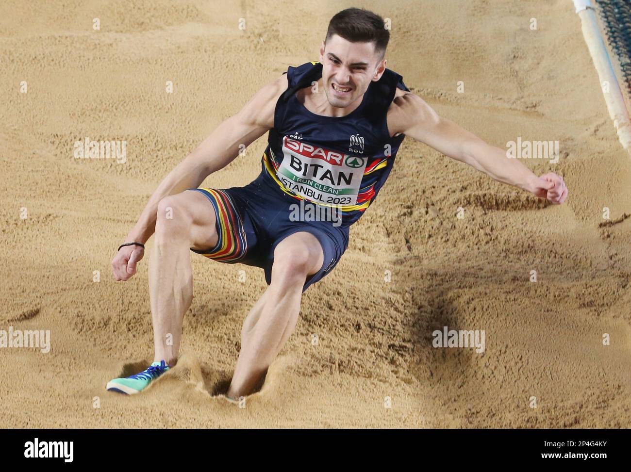 Gabriel Bitan of Romania during the European Athletics Indoor ...