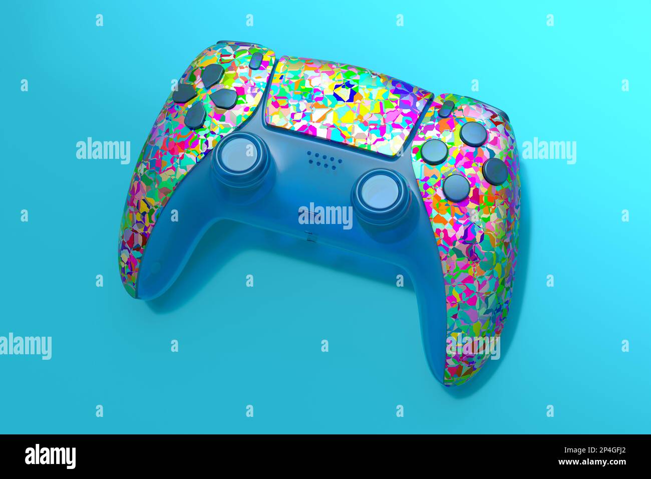 Joystick pattern seamless blue hi-res stock photography and images - Alamy