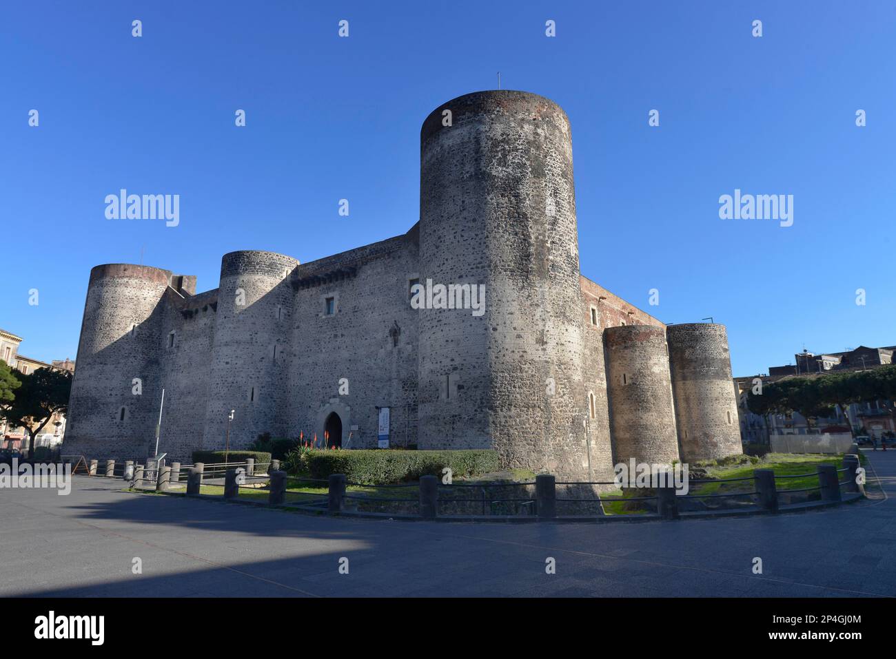 Castello Ursino Piazza Federico Di Svevia Catania Sicily Italy 