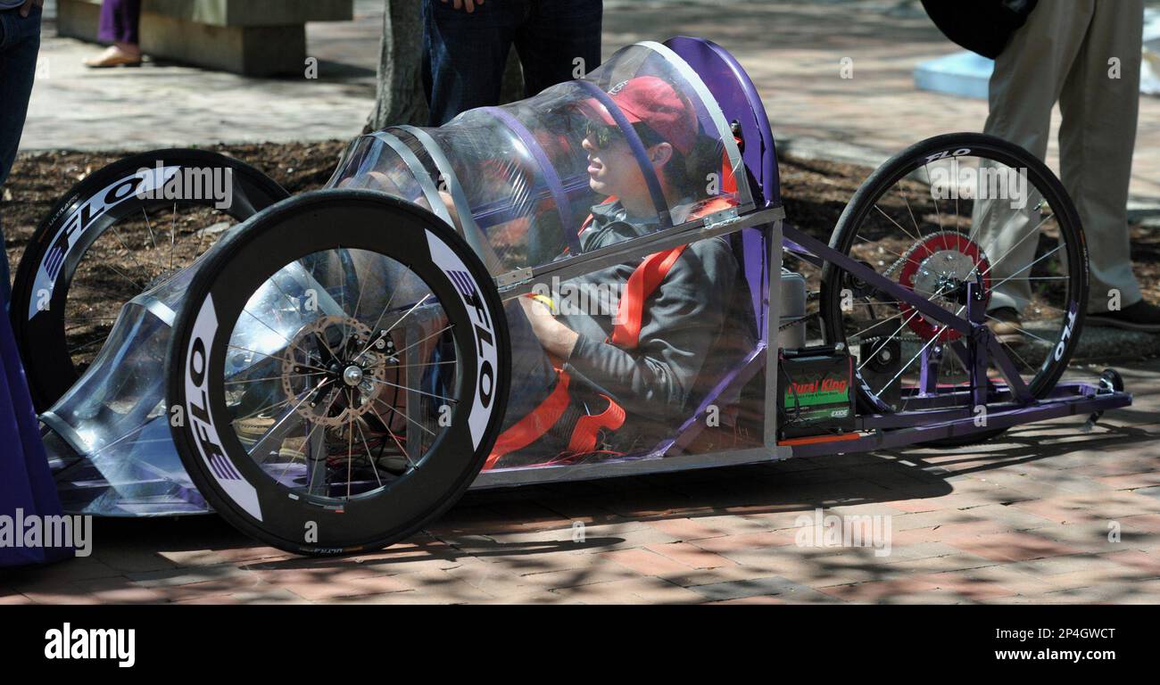 University of Evansville Mechanical Engineering major Pete Stremming, a