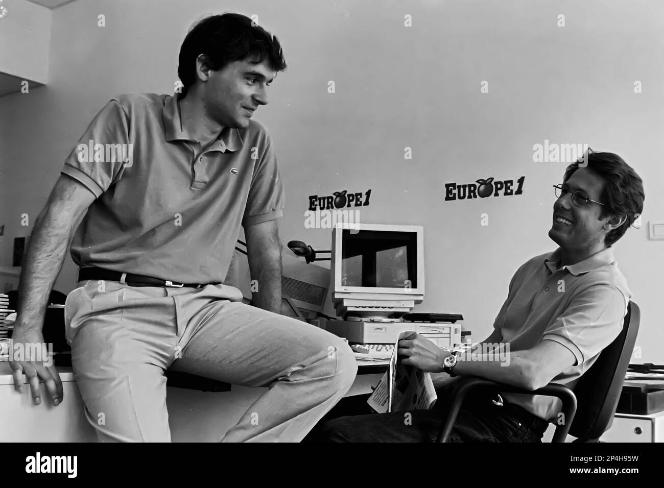 Archives 90ies French radio entertainer JeanLoup Perrin, Europe 2 FM