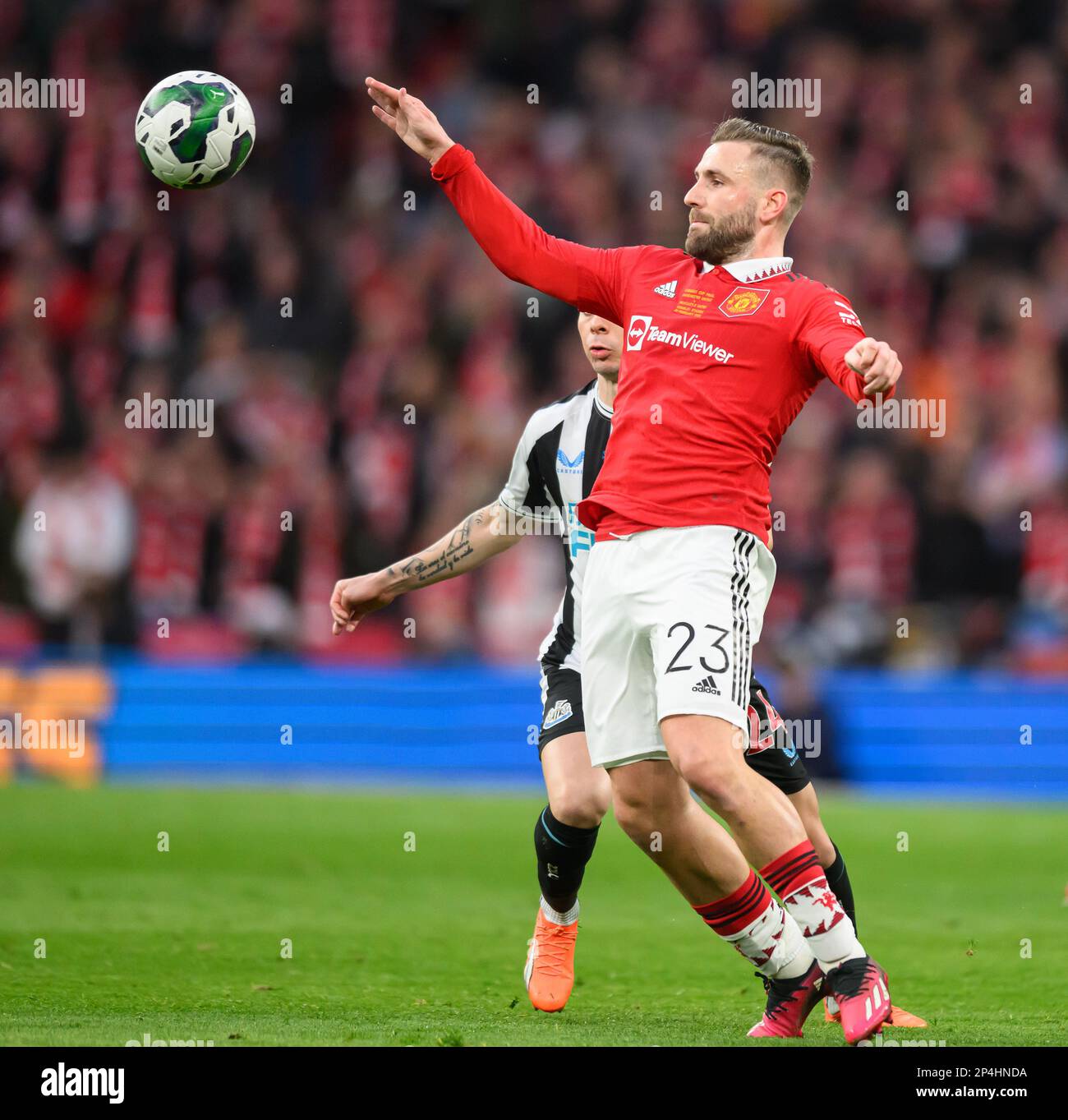 26 Feb 2023 Manchester United v Newcastle United Carabao Cup Final Wembley Stadium