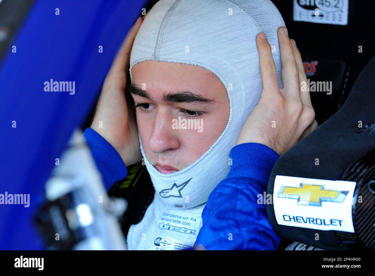 Chase Elliott during practice for the NASCAR Nationwide Series Sport